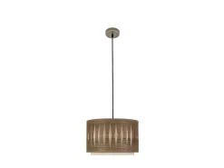 Colgante Modelo Alexandra Cuero/madera Oscura