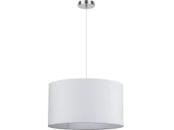 Colgante Modelo Chanza Con Pantalla Blanco