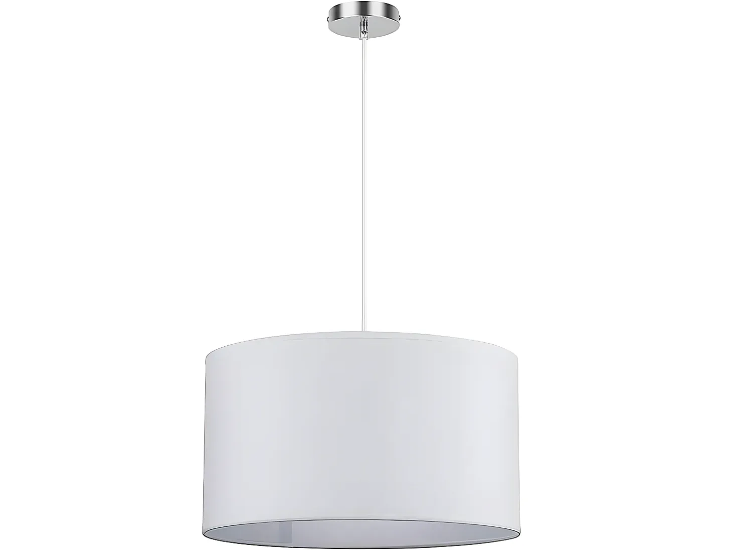 Colgante Modelo Chanza Con Pantalla Blanco