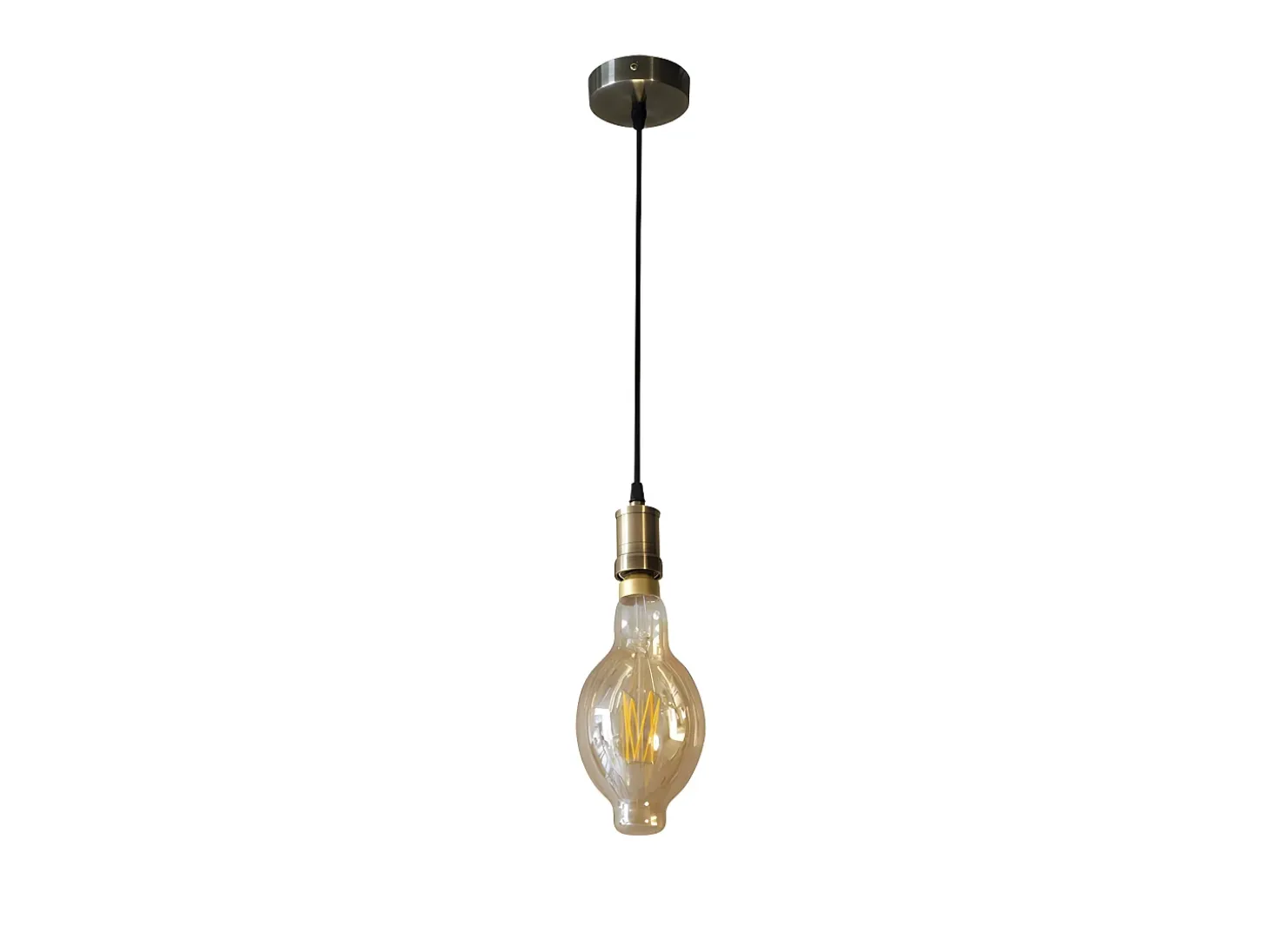 Colgante Modelo Dante Cuero Led Integrado