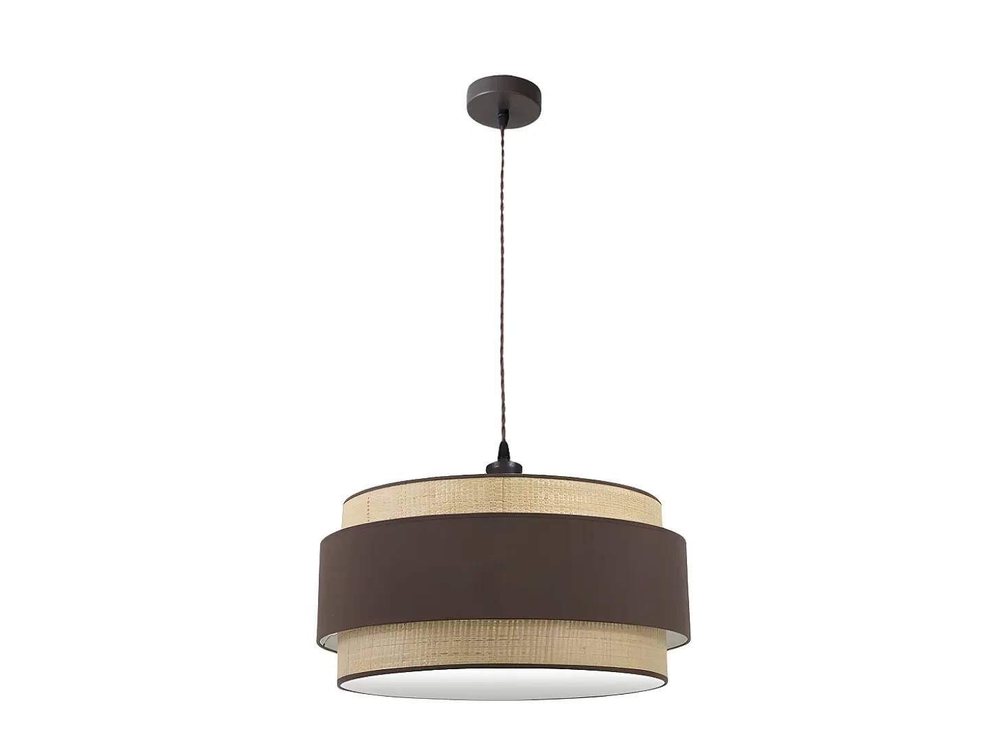 Colgante Modelo Kandy 3 Luces, Marron