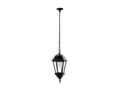 Colgante Para Exterior En Aluminio Regulus Negro Ip44