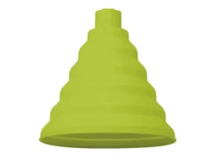 Colgante Pirámide silicona acabado verde 31 cm(alto) 25 cm(ancho) 25 cm(fondo