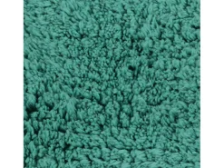 Conjunto de alfombrillas de baño de tela 3 piezas turquesa ES764355