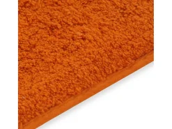 Conjunto de alfombrillas de baño de tela 2 piezas naranja ES806233