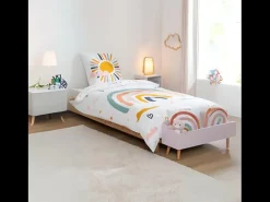 Conjunto de cama arcoíris para niños 140 x 200 cm