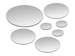 Conjunto de espejo de pared redondo vidrio 7 piezas ES543283