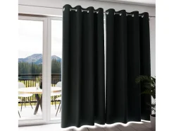 Cortina con ojales 100% blackout 135x250 cm ECLIPSE caqui