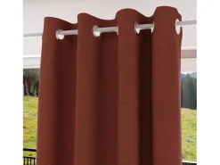 Cortina con ojales 100% blackout 135x180 cm ECLIPSE ladrillo, por Soleil d'Ocre