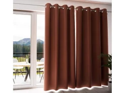Cortina con ojales 100% blackout 135x250 cm ECLIPSE azafrán