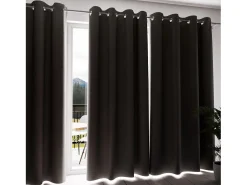Cortina con ojales 100% blackout 135x250 cm ECLIPSE taupe