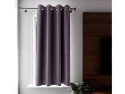 Cortina con ojales 100% blackout 135x180 cm ECLIPSE rosa