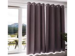 Cortina con ojales 100% opacos 135x250 cm ECLIPSE rosa