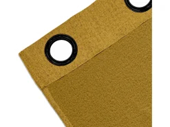 Cortina con ojales aislante y 100% opaca 135x180 cm mostaza ECLIPSE, por Soleil d'ocre