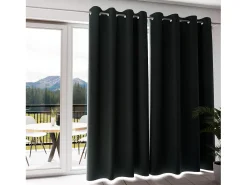 Cortina con ojales aislante y 100% opaca 135x300 cm ECLIPSE caqui, por Soleil d'ocre
