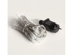 Cortina de Guirnaldas LED 3m Short Transparente 3000K Blanco Cálido