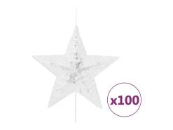 Cortina de luces estrellas 500 LEDs azul 8 funciones