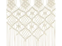 Cortina de macramé algodón 140x240 cm ES159642