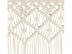 Cortina de macramé algodón 140x240 cm ES275096