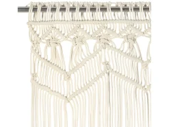 Cortina de macramé algodón 140x240 cm ES478661