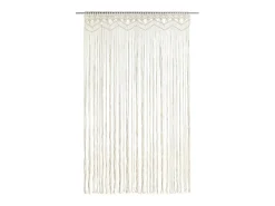 Cortina de macramé algodón 140x240 cm ES478661