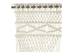 Cortina de macramé algodón 140x240 cm ES614485