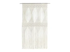 Cortina de macramé algodón 140x240 cm ES614485