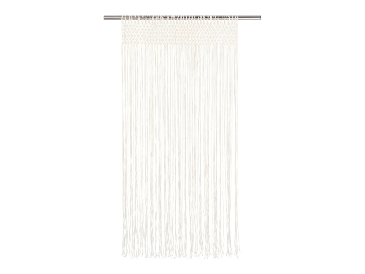Cortina de macramé algodón 140x240 cm ES235851
