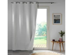 Cortina de microfibra 100% opaca 140 x 260 cm