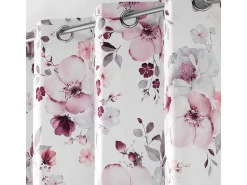 Cortina de terciopelo floral 140 x 240 cm