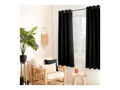 Cortina ocultante unida con 8 ollaos 140 x 180 cm