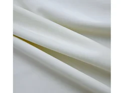 Cortina opaca con anillas de metal terciopelo crema 290x245 cm ES369518