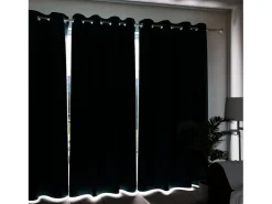 Cortina opaca con claveles 135x250 cm TROPIC