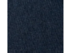 Cortina opaca con ganchos look de lino azul 290x245 cm ES482509