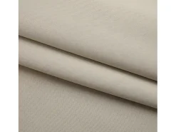 Cortina opaca con ganchos beige 290x245 cm ES695264