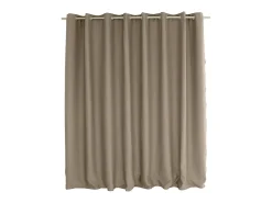 Cortina opaca de alambre negro de gran anchura 300 x 240 cm