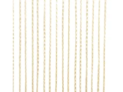 Cortinas de flecos 2 piezas 140x250 cm crema ES491975