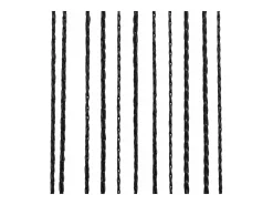 Cortinas de flecos 2 piezas 100x250 cm negras ES239277