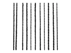 Cortinas de flecos 2 piezas 140x250 cm negras ES236906
