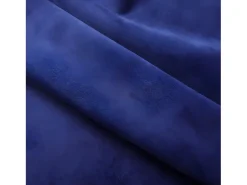 Cortinas opacas anillas 2 pzas terciopelo azul oscuro 140x225cm ES401023