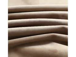 Cortinas opacas con anillas 2 pzas terciopelo beige 140x245 cm ES639829