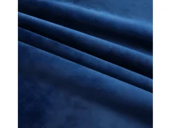 Cortinas opacas ganchos 2 pzas terciopelo azul oscuro 140x175cm ES652844