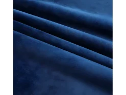 Cortinas opacas ganchos 2 pzas terciopelo azul oscuro 140x225cm ES142189
