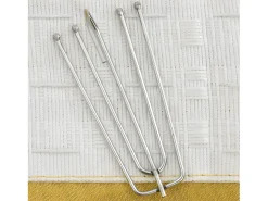 Cortinas opacas ganchos look de lino 2 pzas amarillo 140x225 cm ES657008