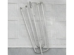 Cortinas opacas ganchos look de lino 2 pzs beige 140x225cm ES776946