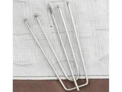 Cortinas opacas ganchos look de lino 2 pzs gris taupe 140x225cm ES986029