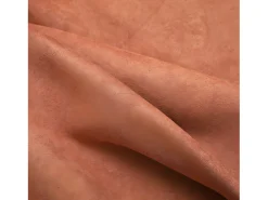 Cortinas opacas y aros de metal 2 piezas color óxido 140x245 cm ES325168
