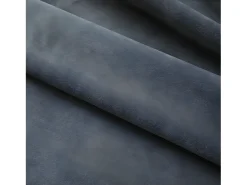 Cortinas opacas y ganchos 2 uds terciopelo antracita 140x245 cm ES576395