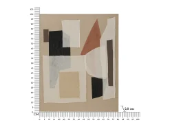 Cuadro abstracto pintado en lienzo estilo boho chic 100x80 cm Seyla