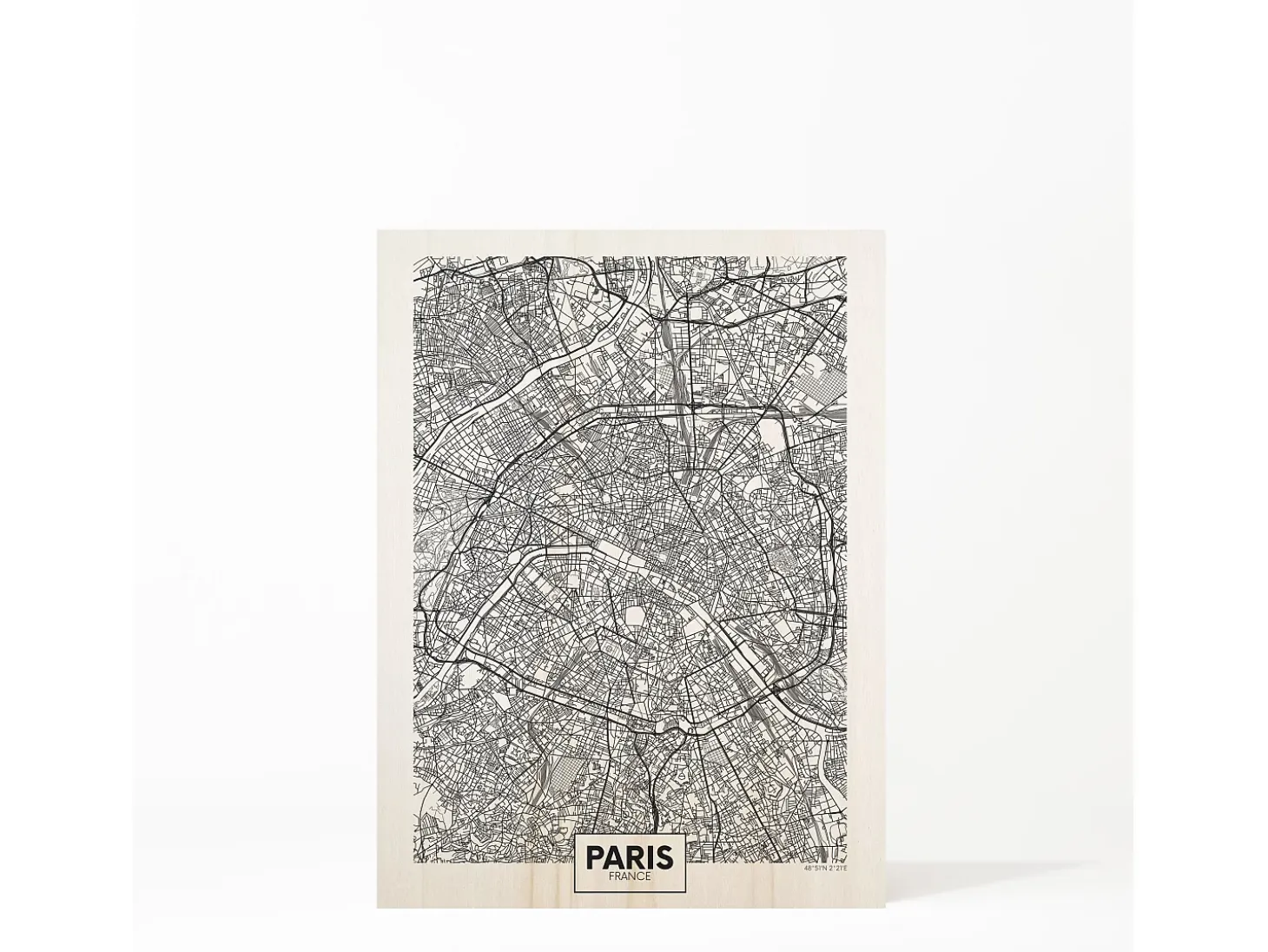 Cuadro de madera Paris